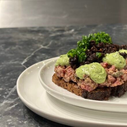 Rørt tatar (venligst bestil 1.5 time før afhentning)